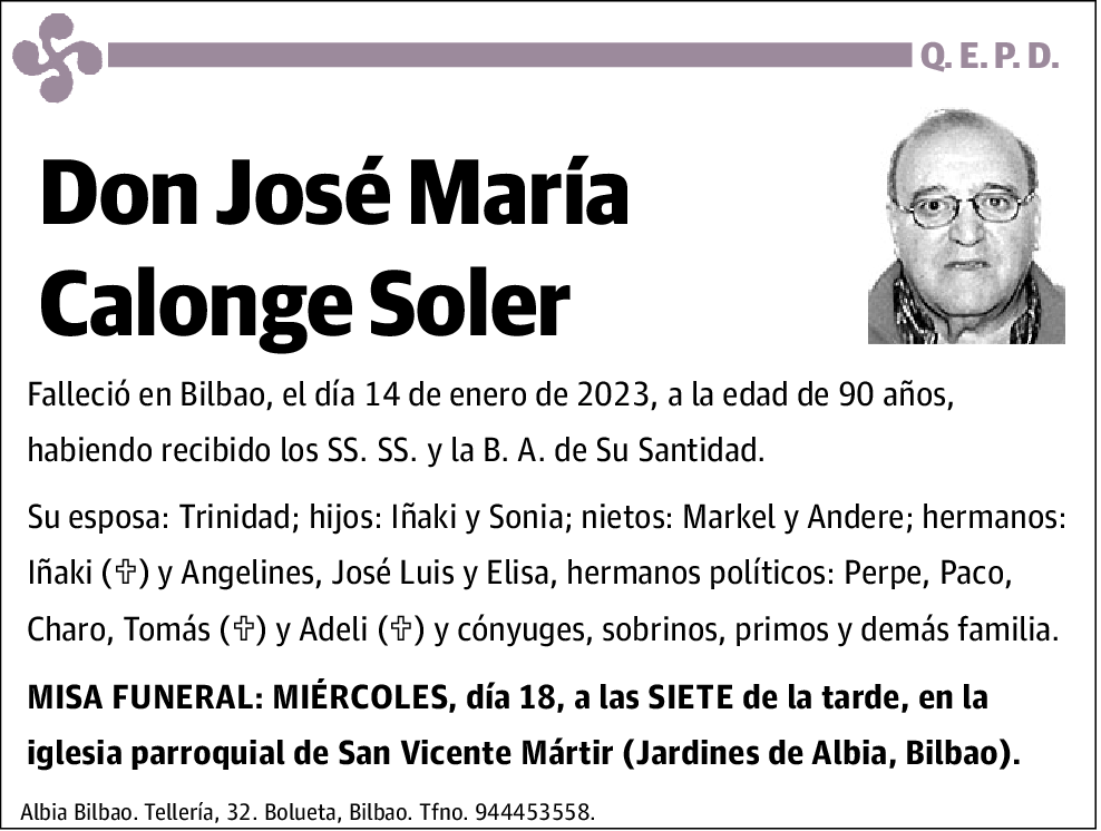 José María Calonge Soler