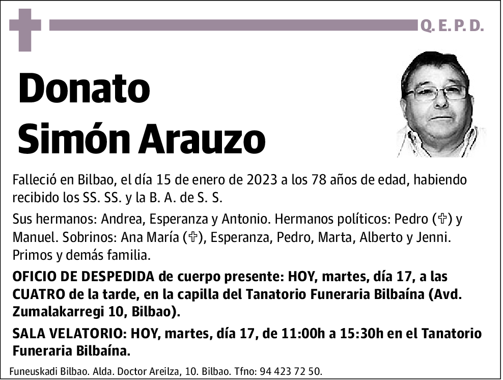 Donato Simón Arauzo