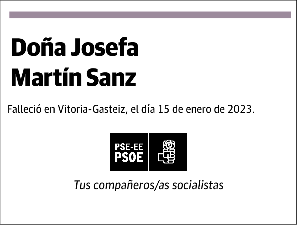 Josefa Martín Sanz