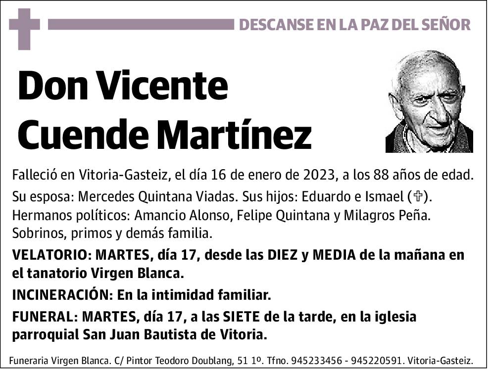 Vicente Cuende Martínez