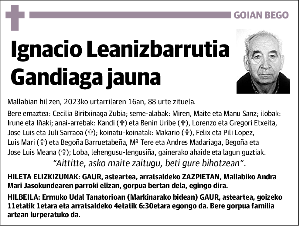 Ignacio Leanizbarrutia Gandiaga