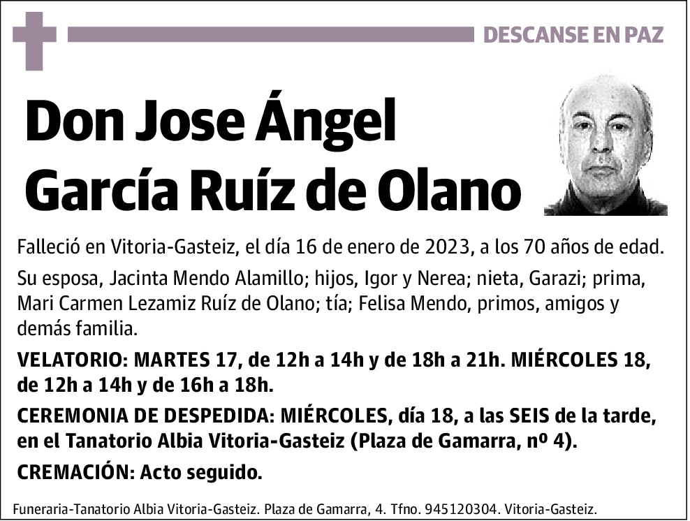 Jose Ángel García Ruíz de Olano