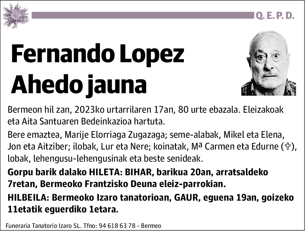 Fernando Lopez Ahedo