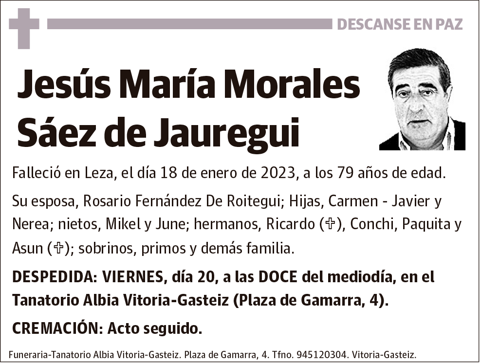 Jesús María Morales Sáez de Jauregui