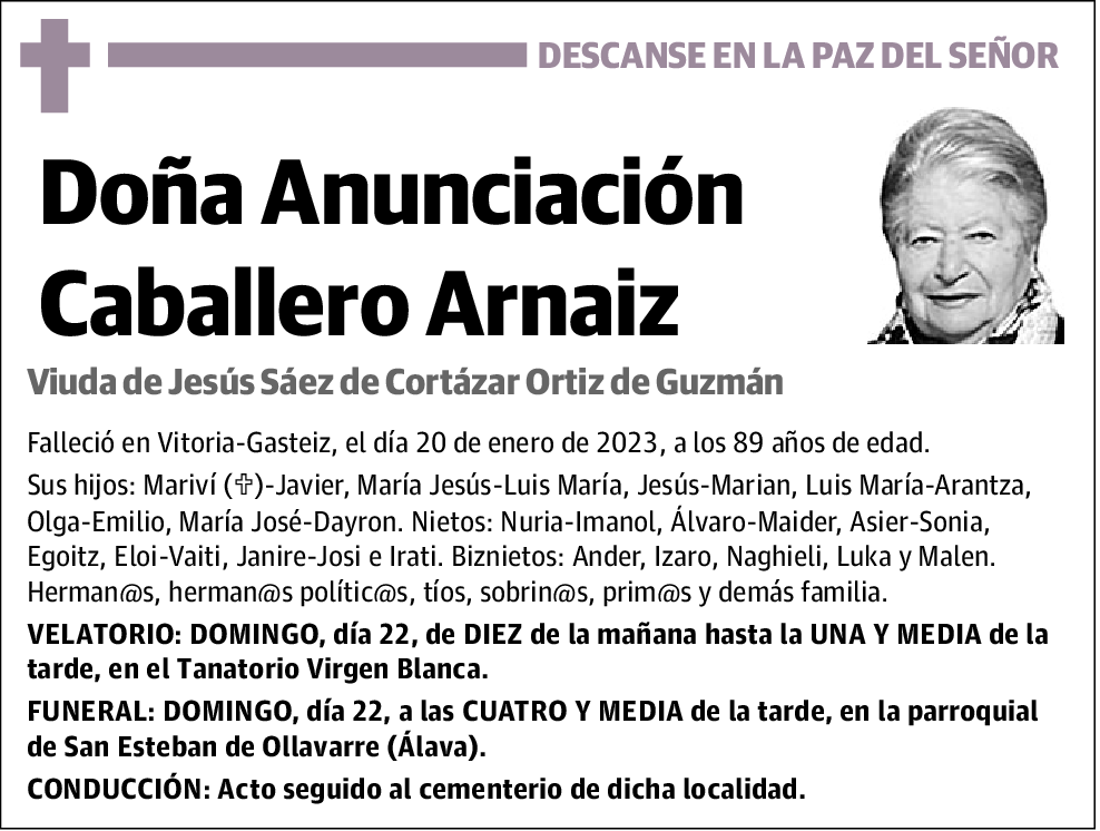 Anunciación Caballero Arnaiz