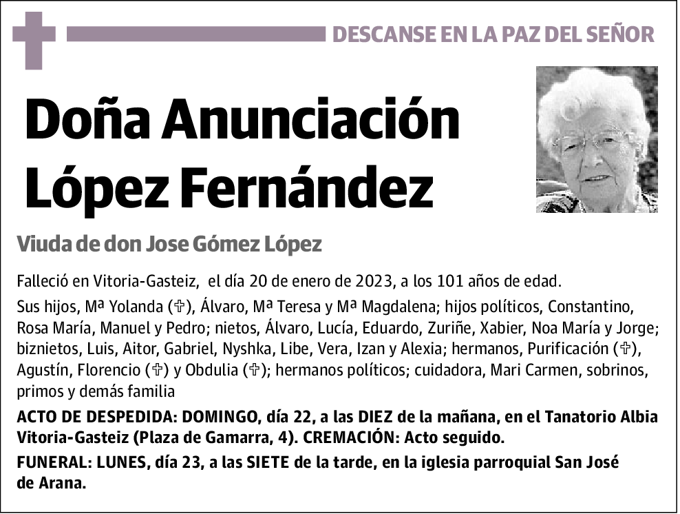 Anunciación López Fernández