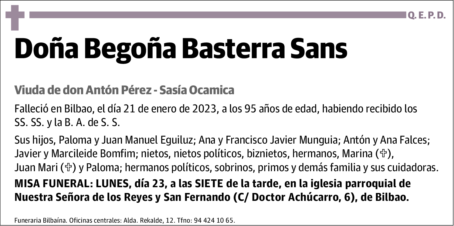 Begoña Basterra Sans