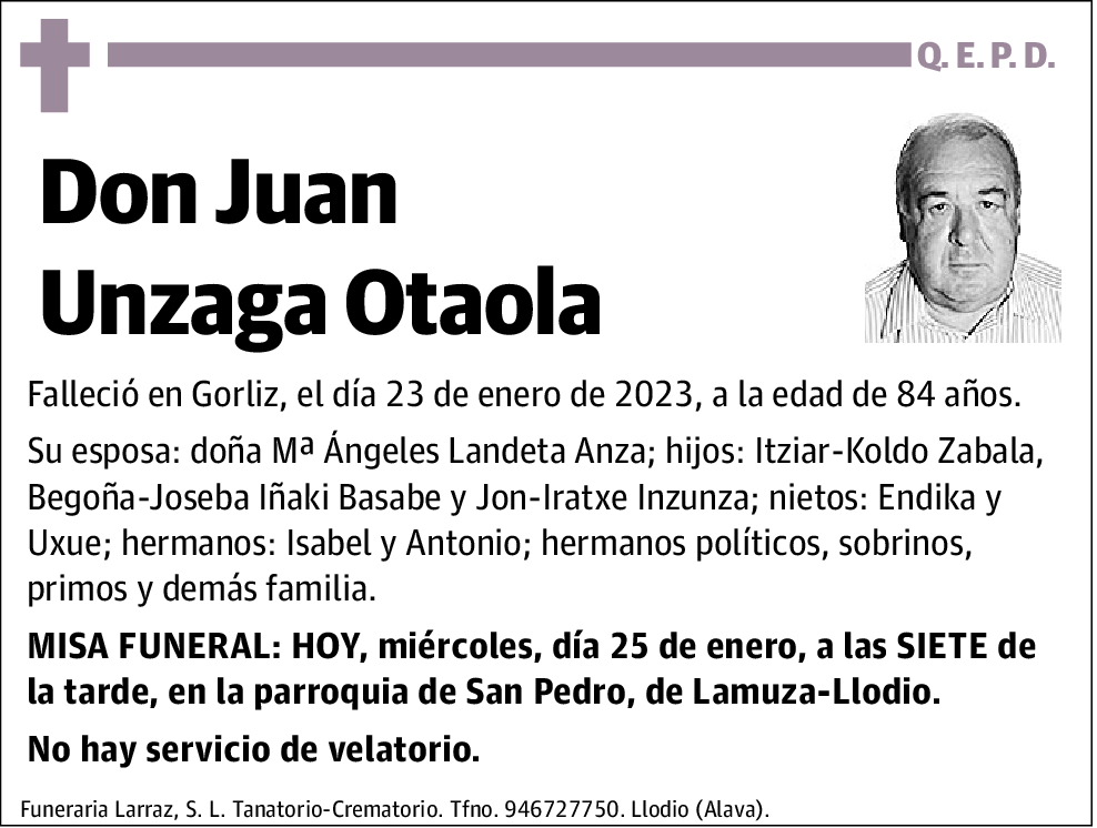 Juan Unzaga Otaola