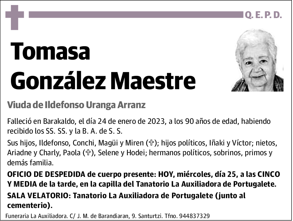 Tomasa González Maestre