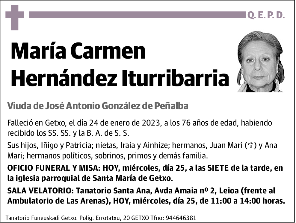 María Carmen Hernández Iturribarria