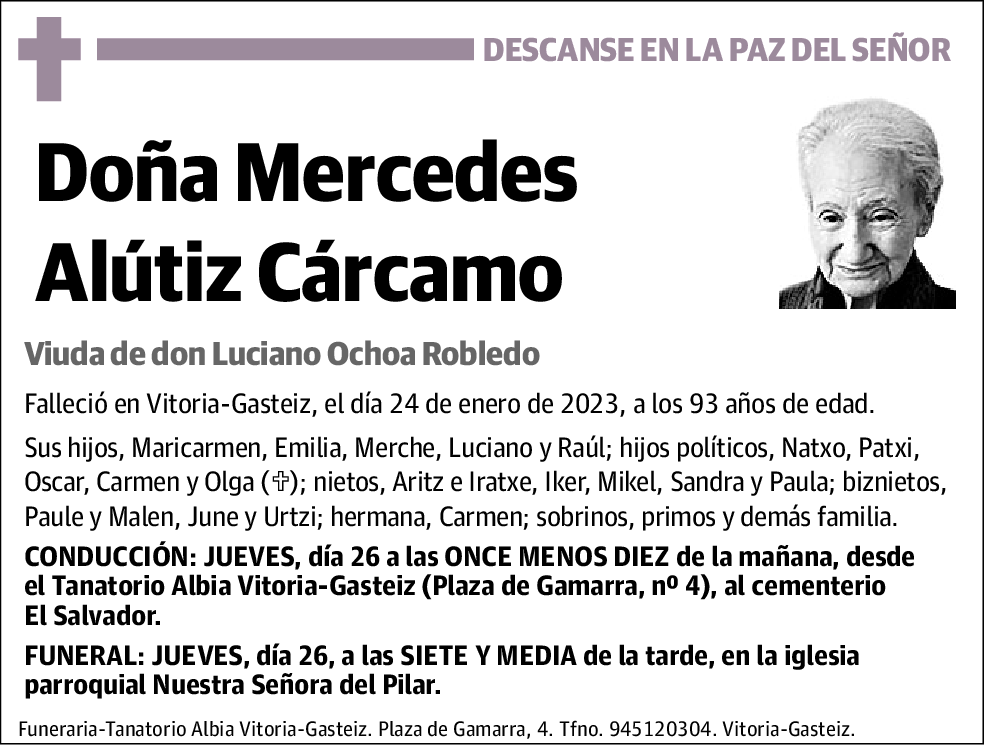 Mercedes Alútiz Cárcamo