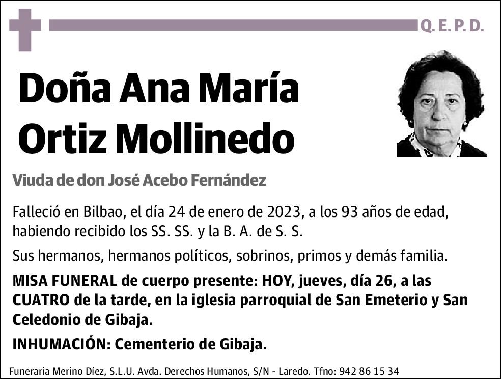 Ana María Ortiz Mollinedo