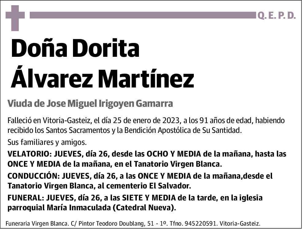 Dorita Álvarez Martínez