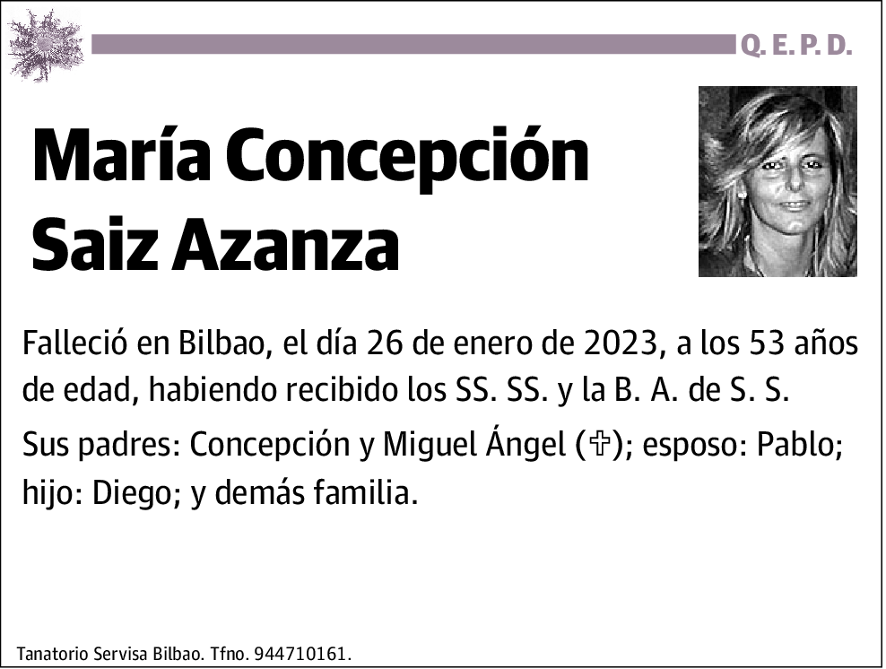 María Concepción Saiz Azanza