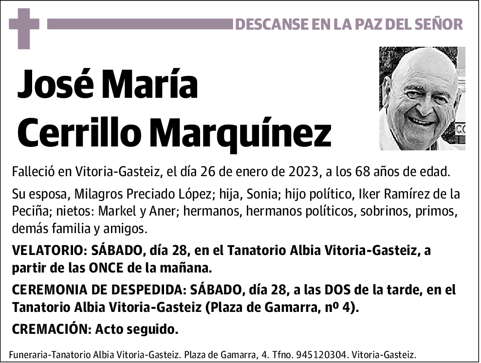 José María Cerrillo Marquínez