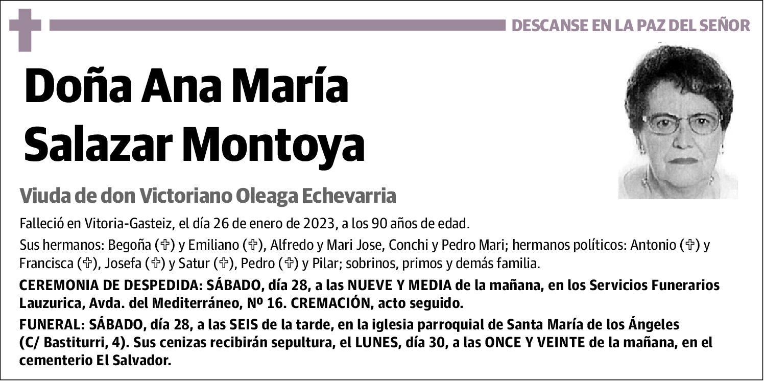 Ana María Salazar Montoya