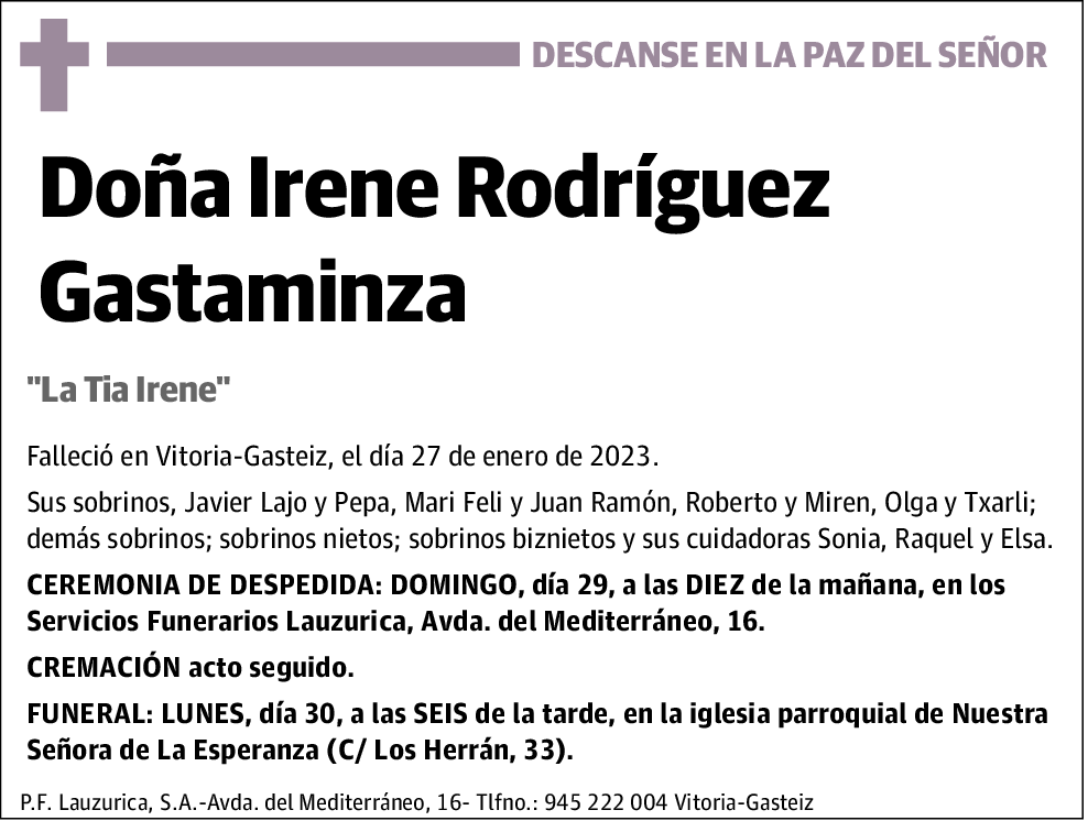 Irene Rodríguez Gastaminza