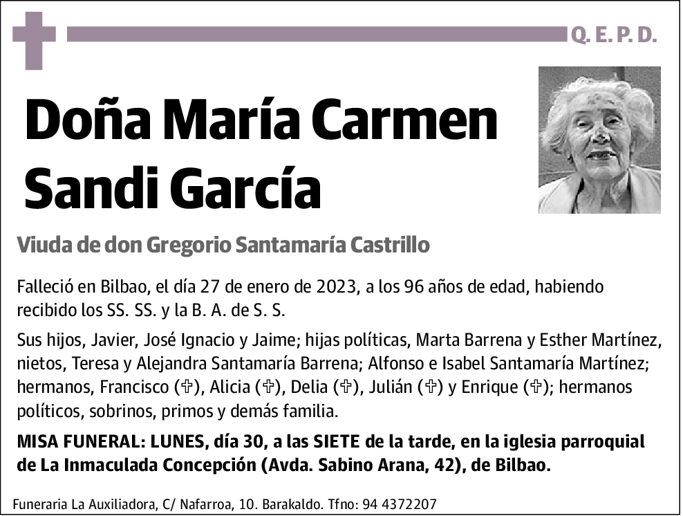 María Carmen Sandi García