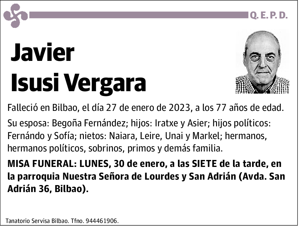 Javier Isusi Vergara