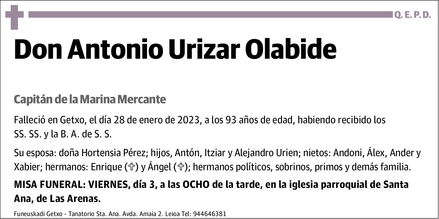 Antonio Urizar Olabide