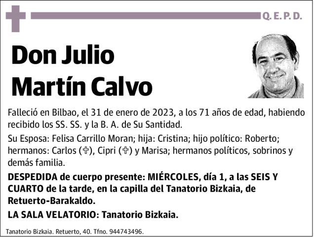 Julio Martín Calvo