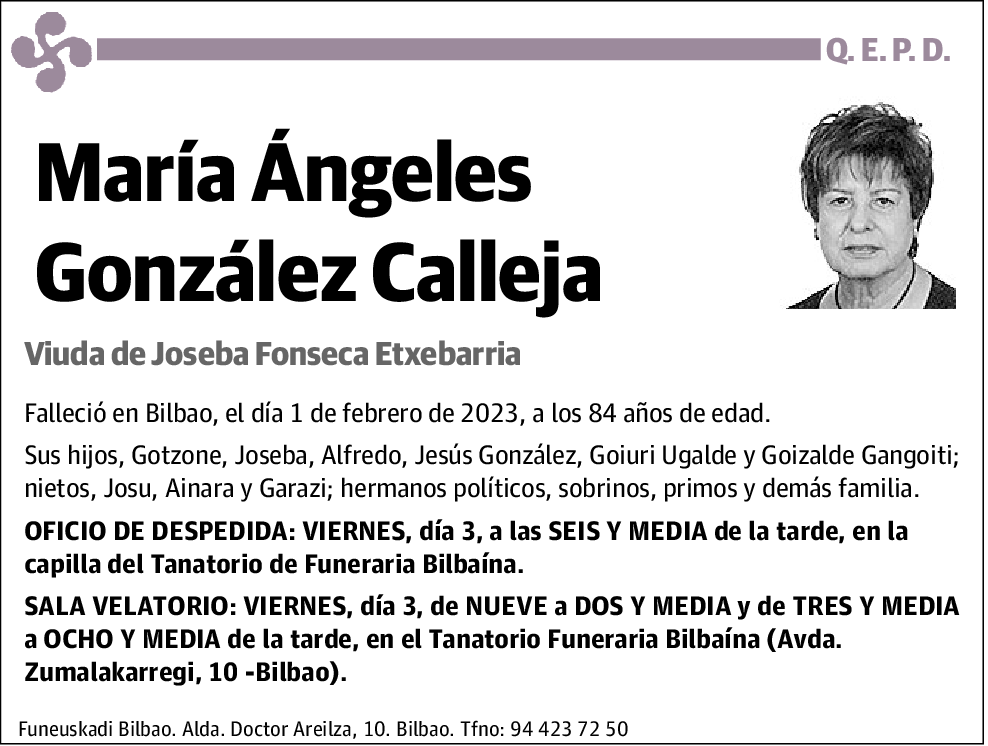 María Ángeles González Calleja