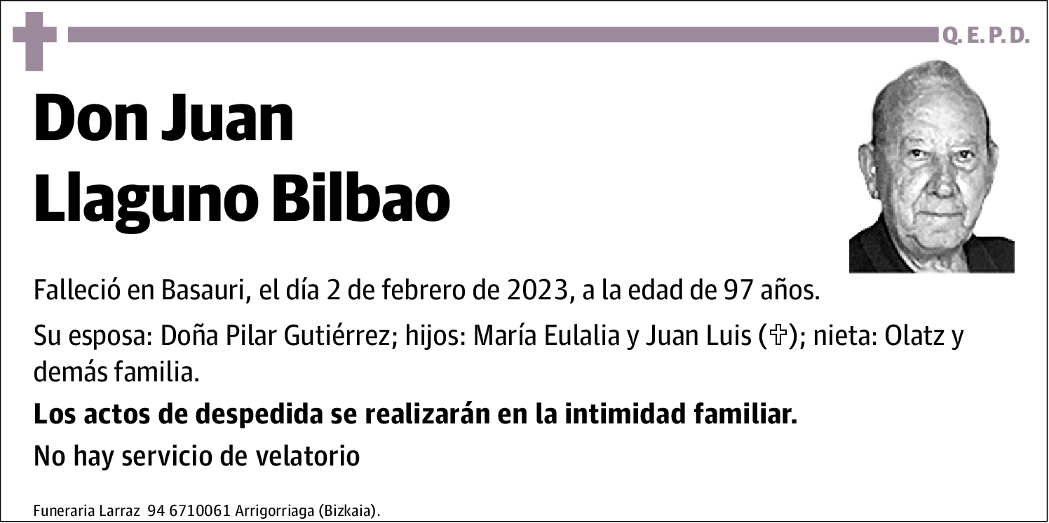 Juan Llaguno Bilbao