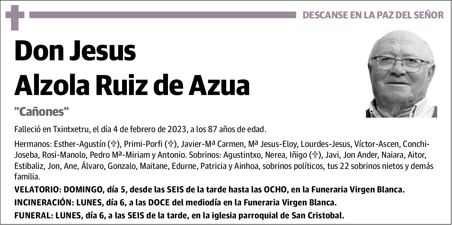 Jesus Alzola Ruiz De Azua