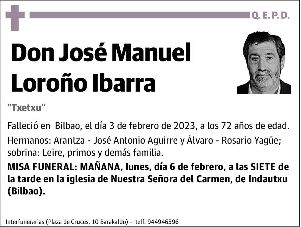 José Manuel Loroño Ibarra