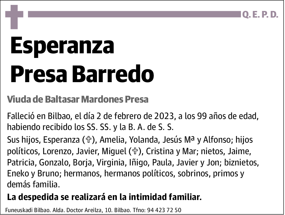 Esperanza Presa Barredo