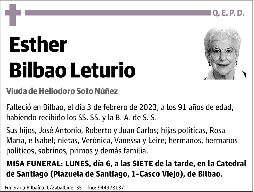 Esther Bilbao Leturio