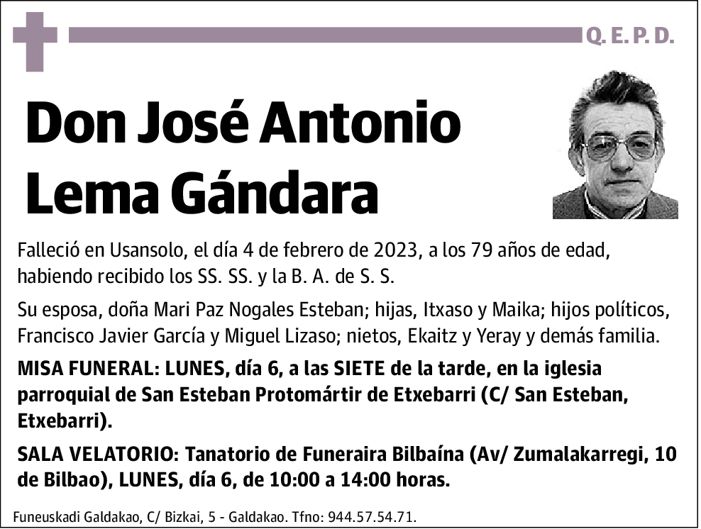 José Antonio Lema Gándara