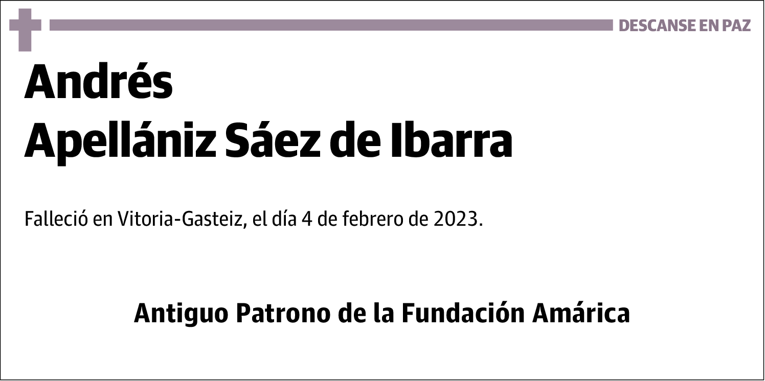 Andrés Apellániz Sáez de Ibarra