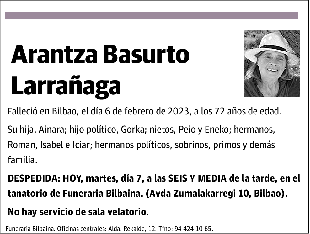 Arantza Basurto Larrañaga