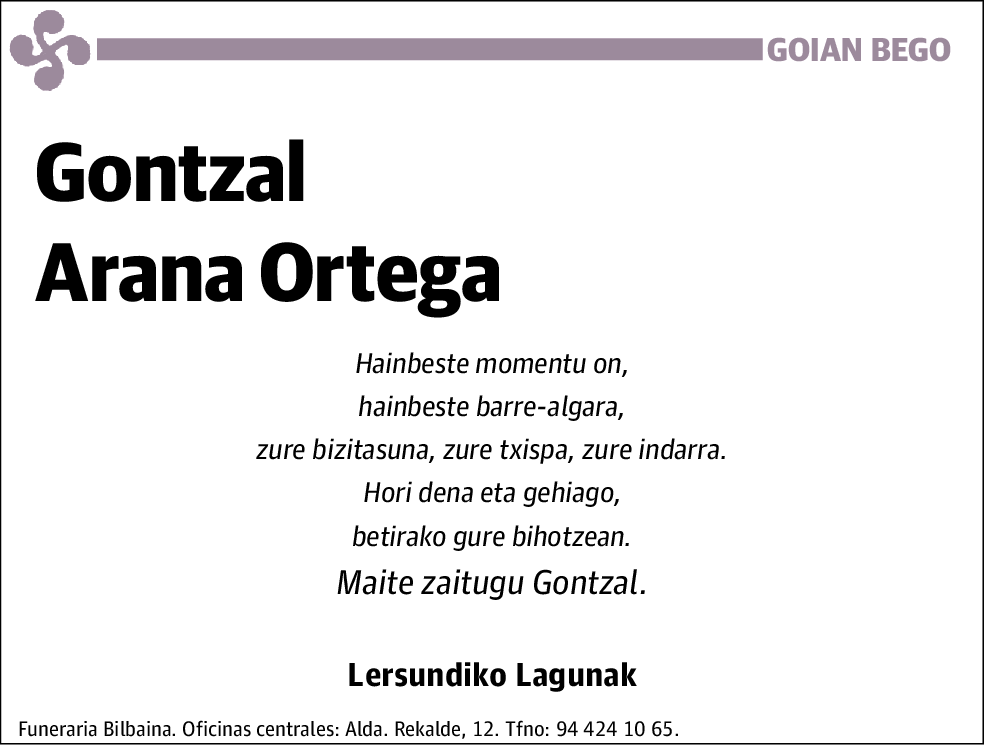 Gontzal Arana Ortega