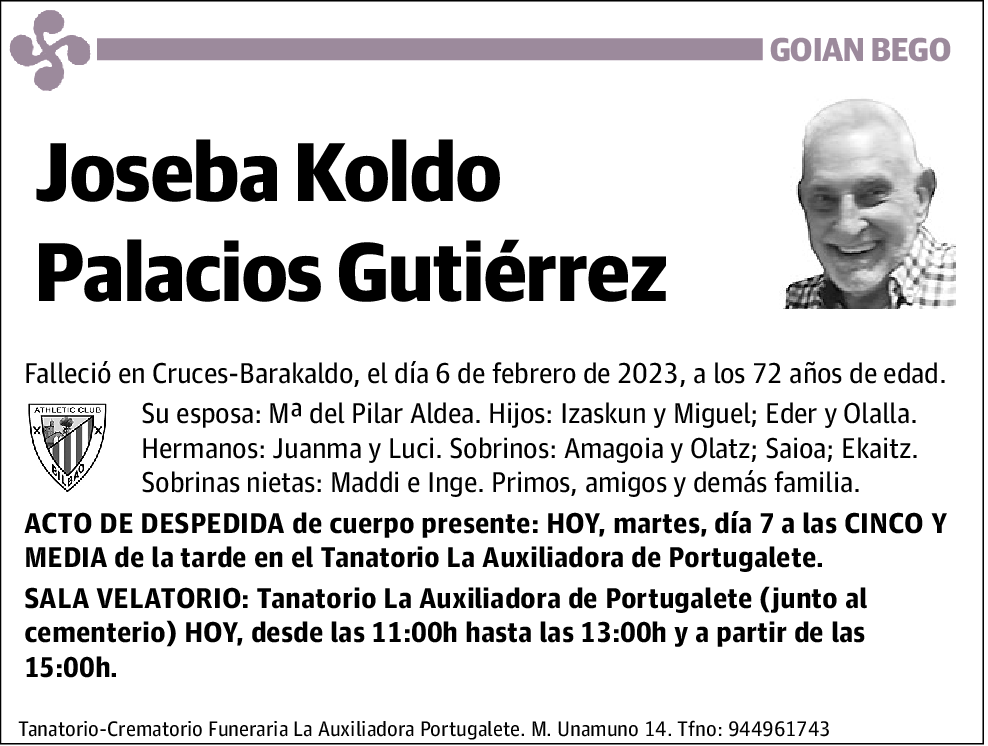 Joseba Koldo Palacios Gutiérrez