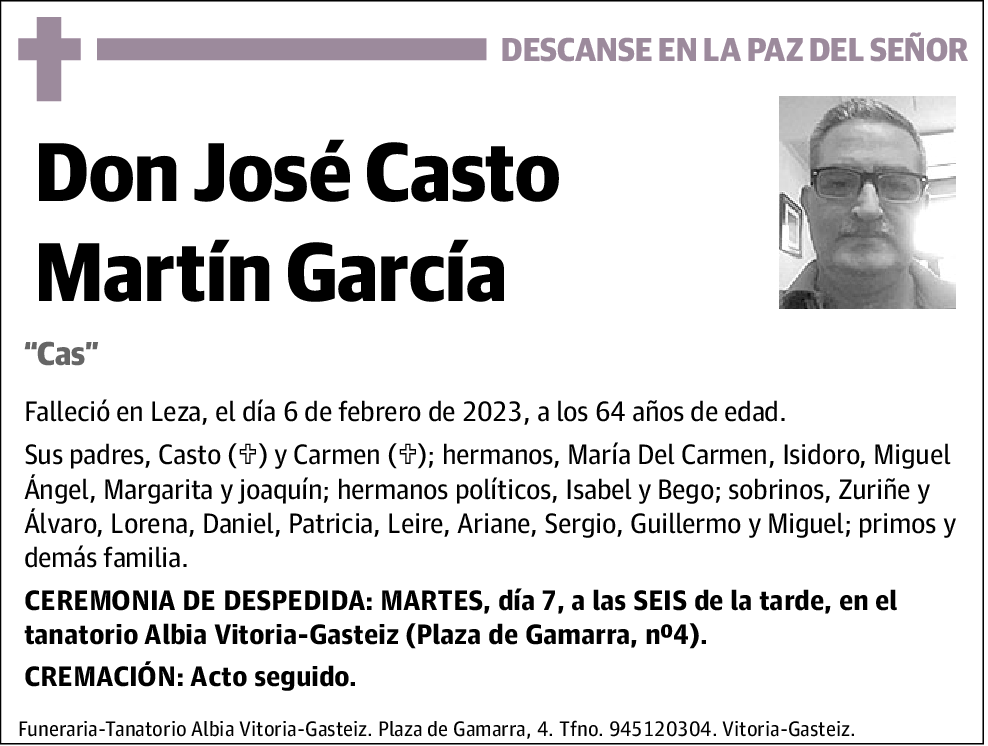 José Casto Martín García