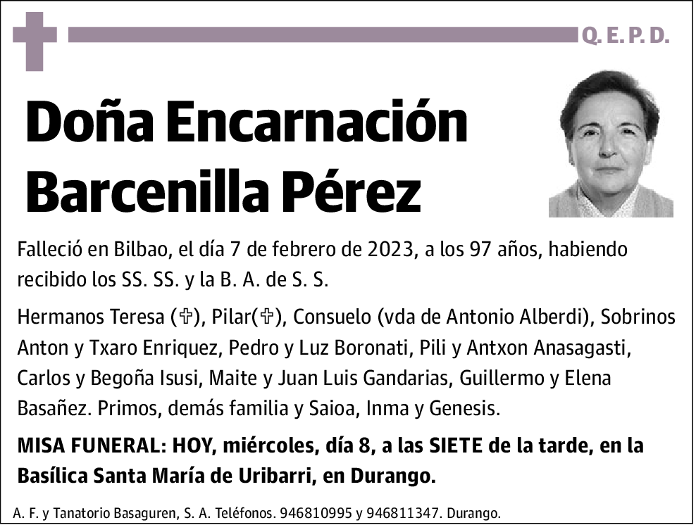 Encarnación Barcenilla Pérez