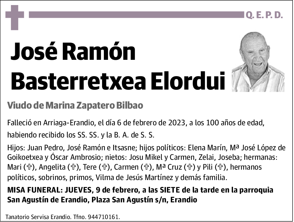 José Ramón Basterrechea Elorduy