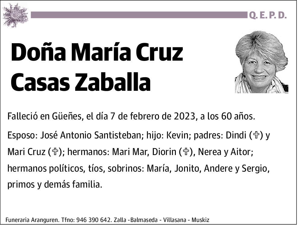 María Cruz Casas Zaballa