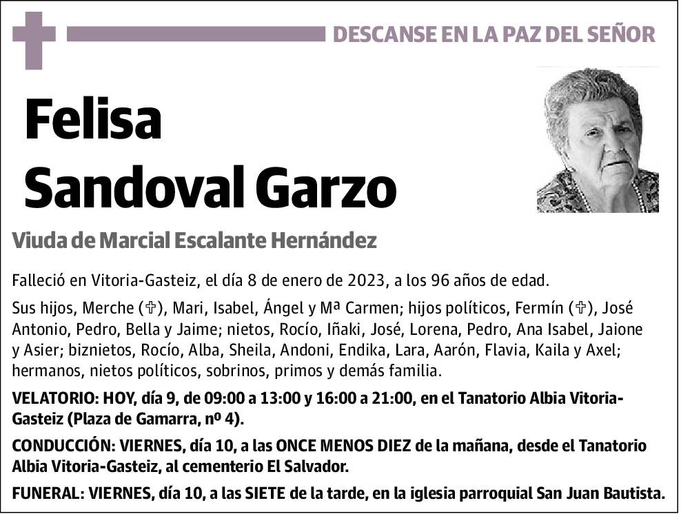 Felisa Sandoval Garzo