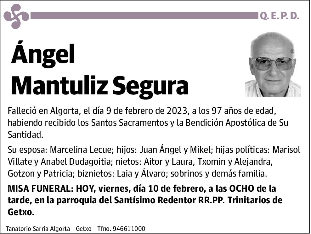 Ángel Mantuliz Segura