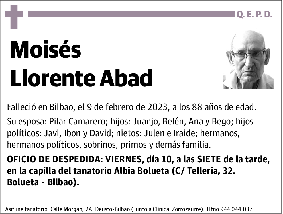 Moisés Llorente Abad