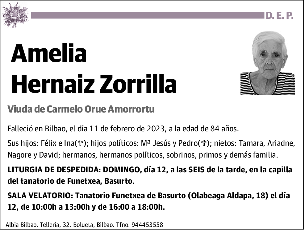 Amelia Hernaiz Zorrilla