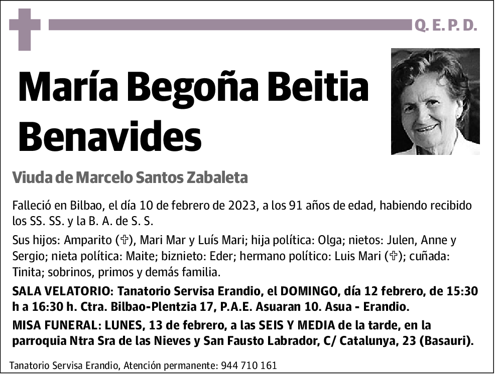 María Begoña Beitia Benavides