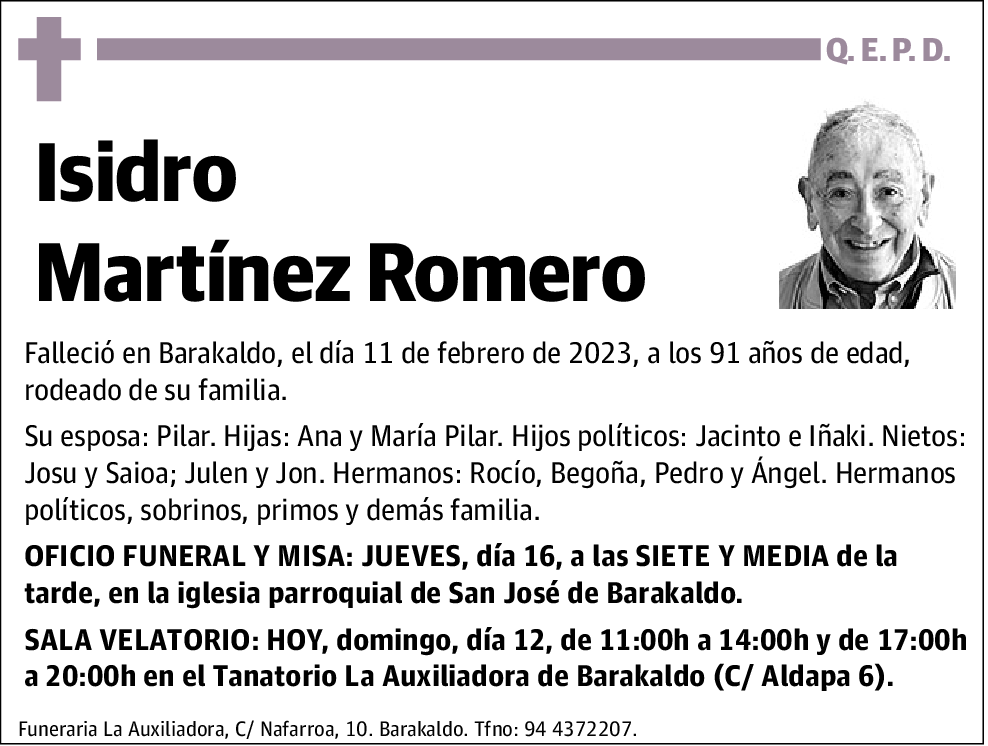 Isidro Martínez Romero