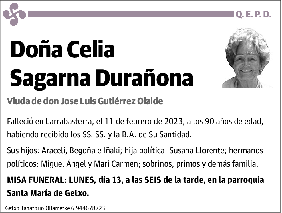 Celia Sagarna Durañona