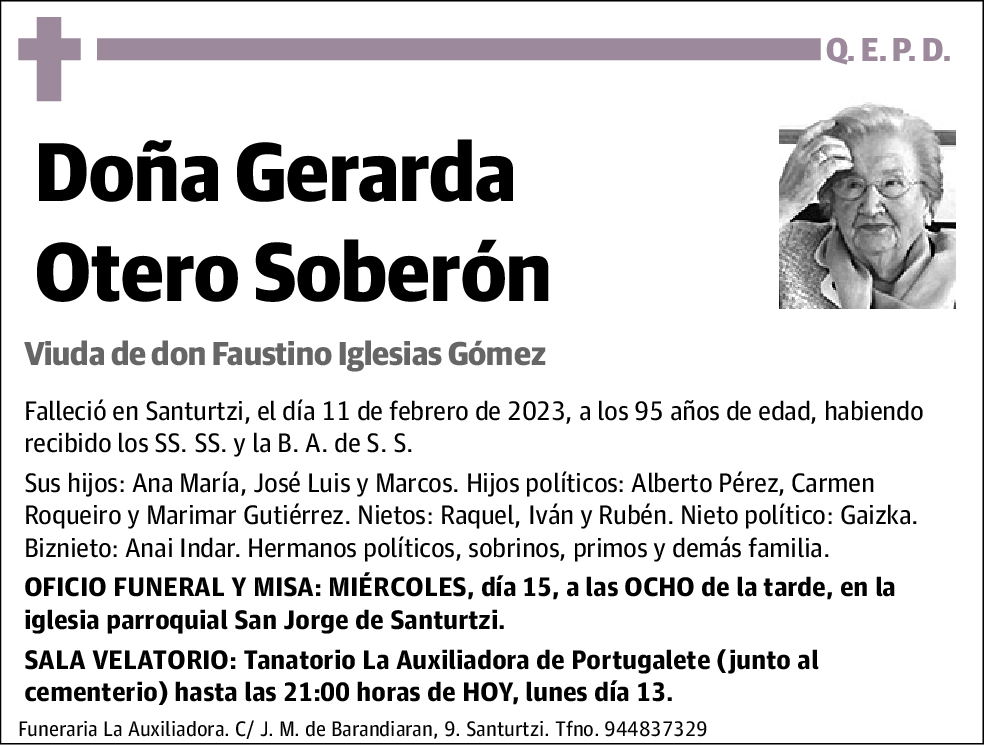 Gerarda Otero Soberón