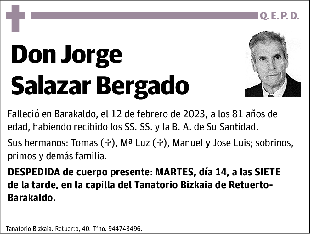 Jorge Salazar Bergado