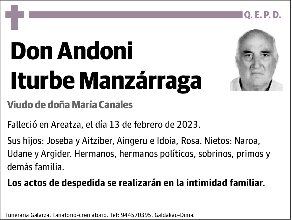 Andoni Iturbe Manzárraga